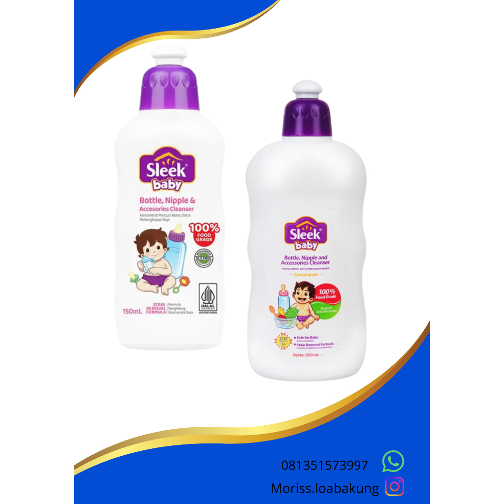 Sleek Baby Sabun Pencuci Botol (Kemasan Botol)