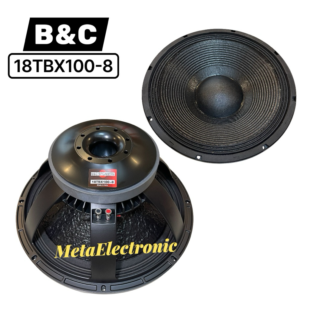 komponen speaker 18” B&C 18TBX100 bnc 18 inch
