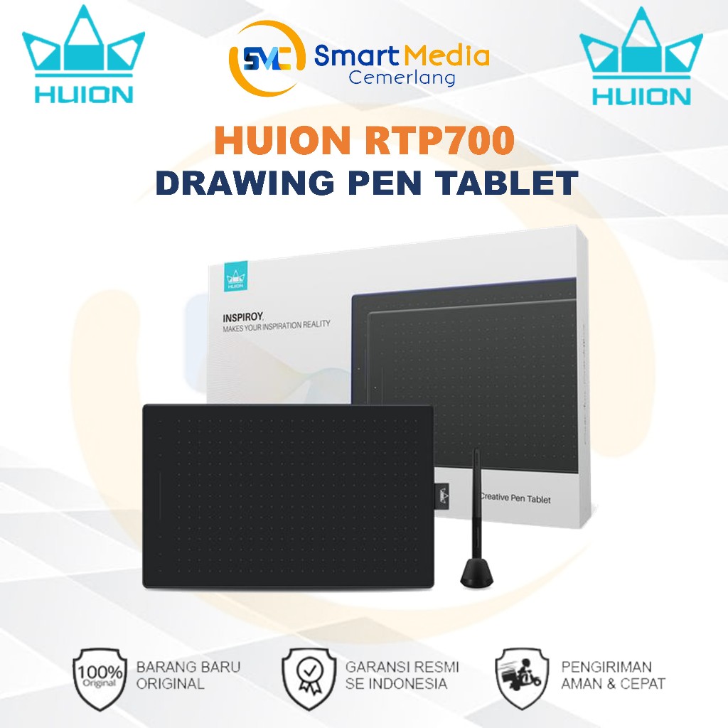 HUION PEN TABLET RTP 700 DRAWING TABLET