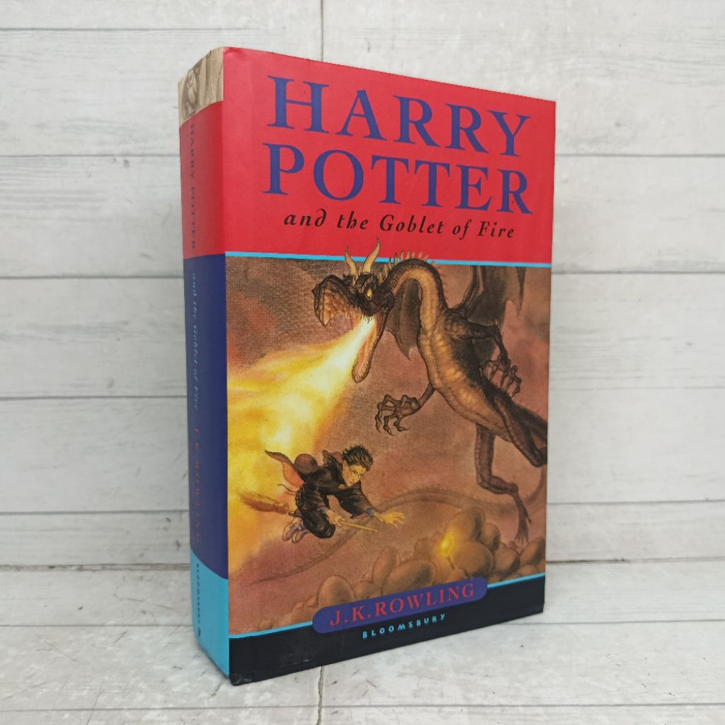 Novel Harry Potter and The Goblet of Fire J.K. Rowling HardCover Bahasa inggris