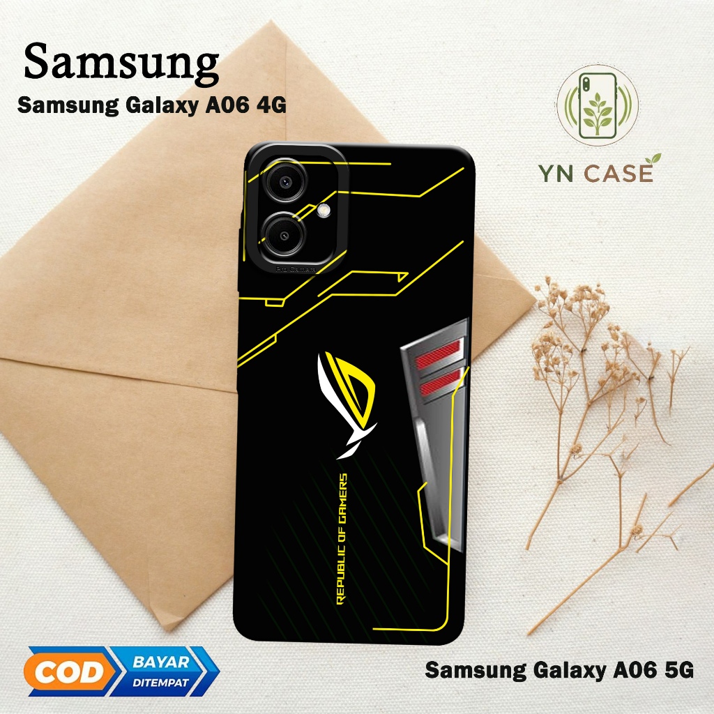 Yn Case - Case Samsung Galaxy A06 4G / A06 5G - Motif Gaming - Aksesoris - Kesing / Silikon Hp - Cov