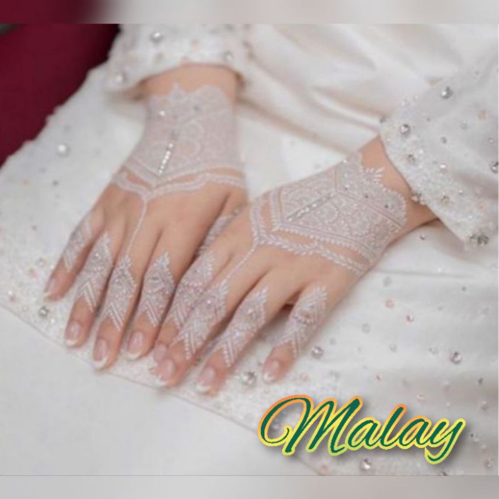 PAKET KOMPLIT HENA KANAN KIRI+GLITER+MANIK2+LEM HENA//HENA TEMPEL//HENA PENGANTIN MURAH//HENA TEMPEL