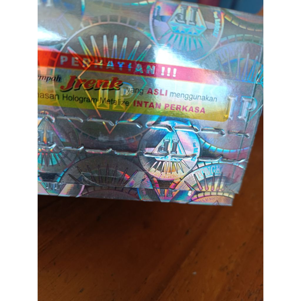 Logo Stiker hologram jrenk isi 10 lembar