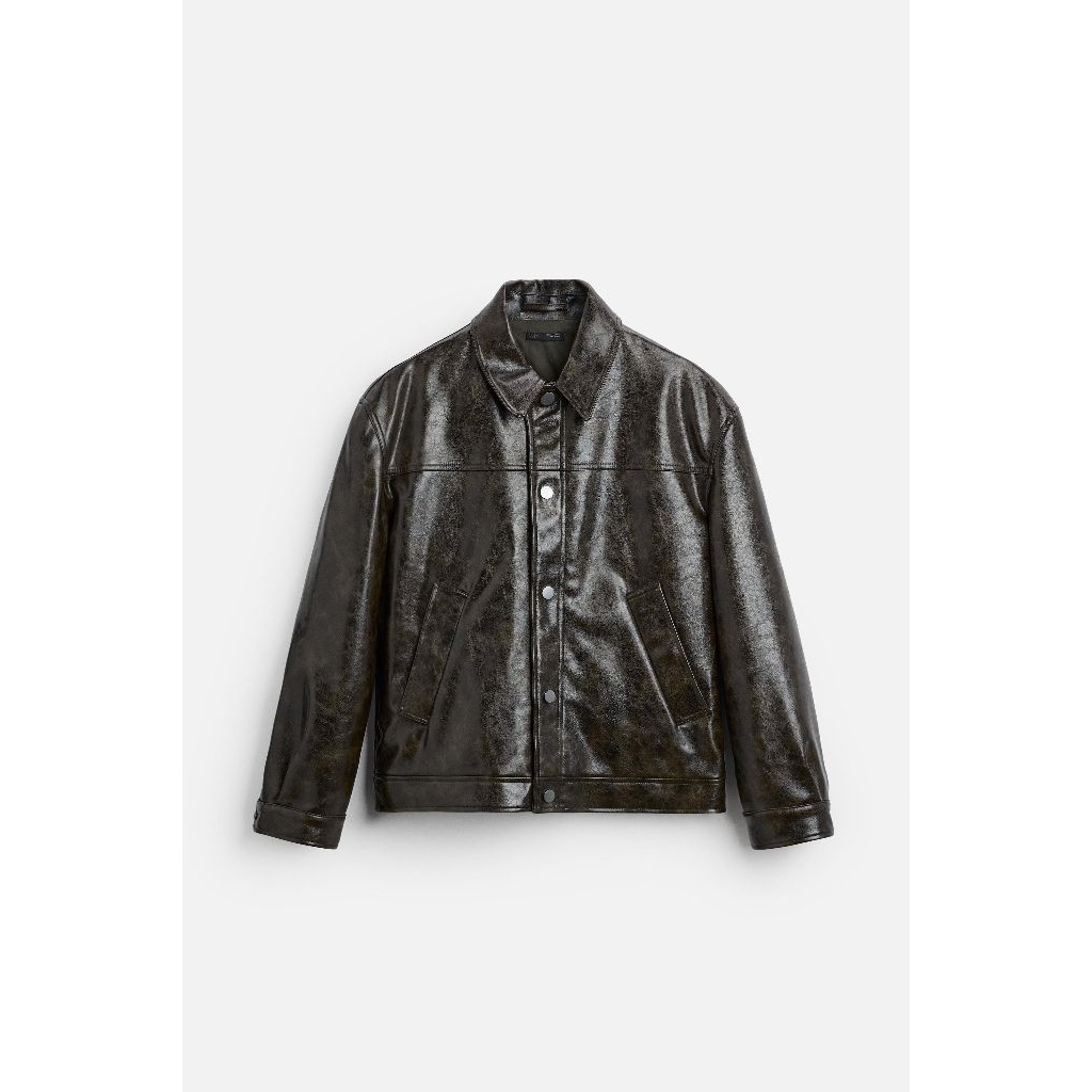 Zara Leather Effect Jacket
