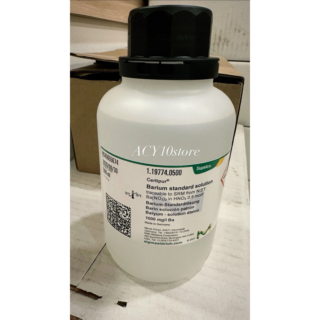 MERCK 1.19774.0500 Barium Standard Solution 500ml