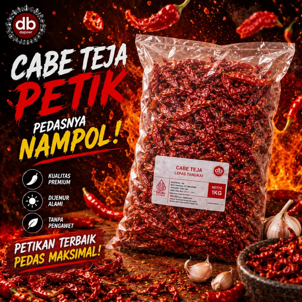 Cabe Rawit Teja Kering