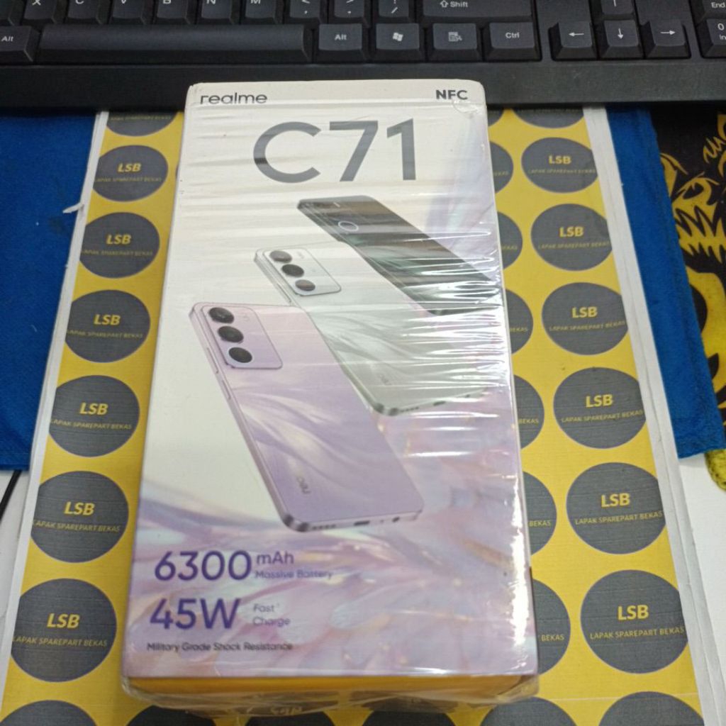 DUS BOX/KOTAK HANDPHONE REALME C71 ORIGINAL BEKAS