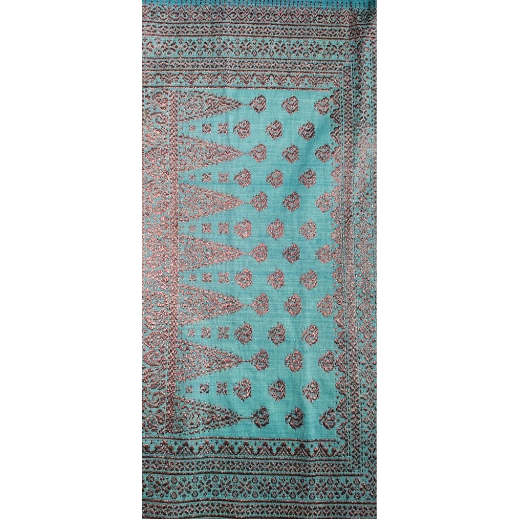 Songket Palembang Tujuh Saudara Original Benang Rose Gold Products 999