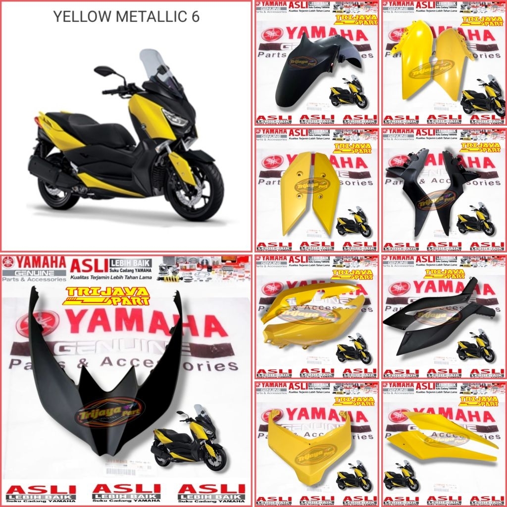BODY BODY HALUS XMAX 250 OLD 2017-2022 ORIGINAL YAMAHA Kuning