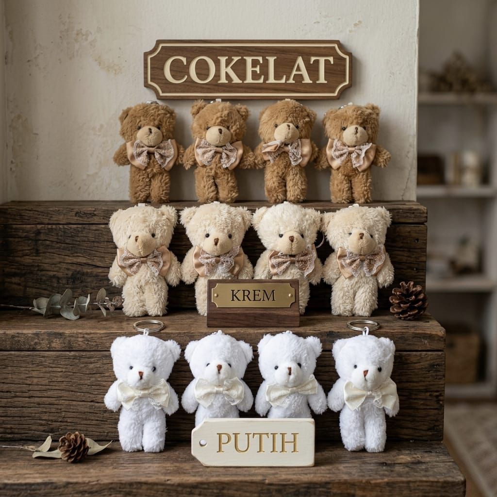 Gantungan boneka /Boneka beruang/boneka untuk bouquet/boneka beruang wisuda
