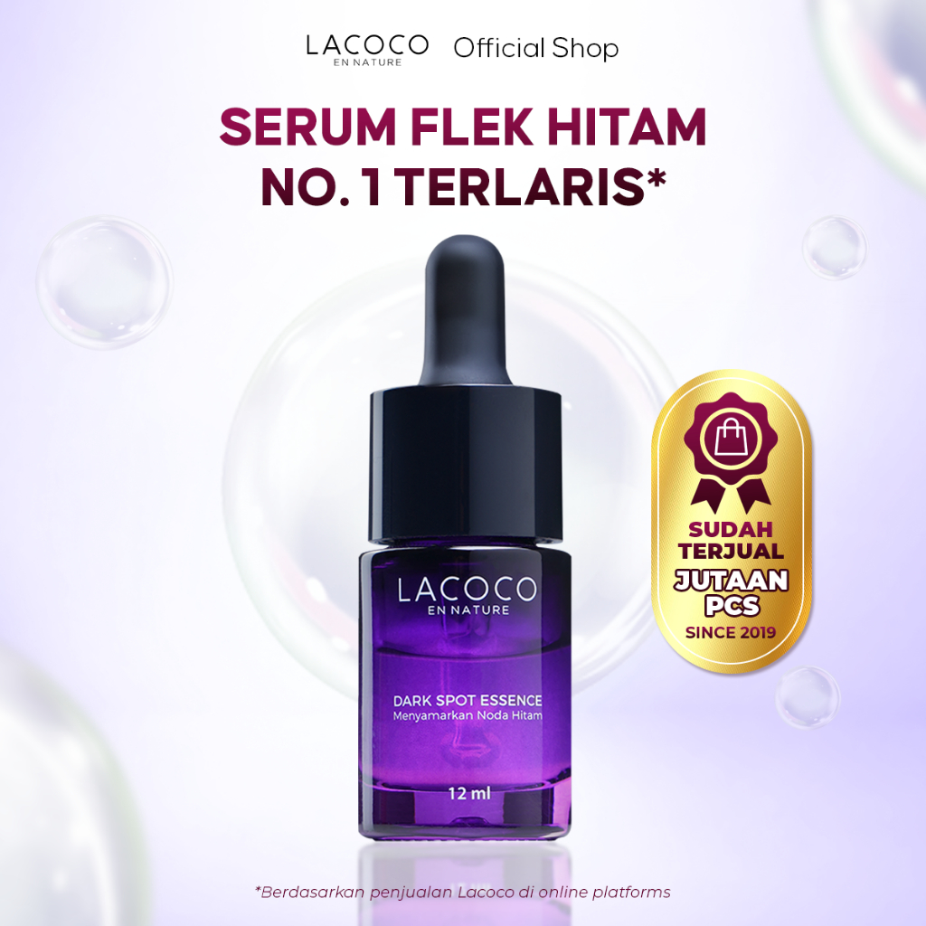 ⁠[TRENDING NOW] Lacoco Dark Spot Essence Serum Penyamar Flek Hitam Noda Bekas Jerawat Tranexamic Aci