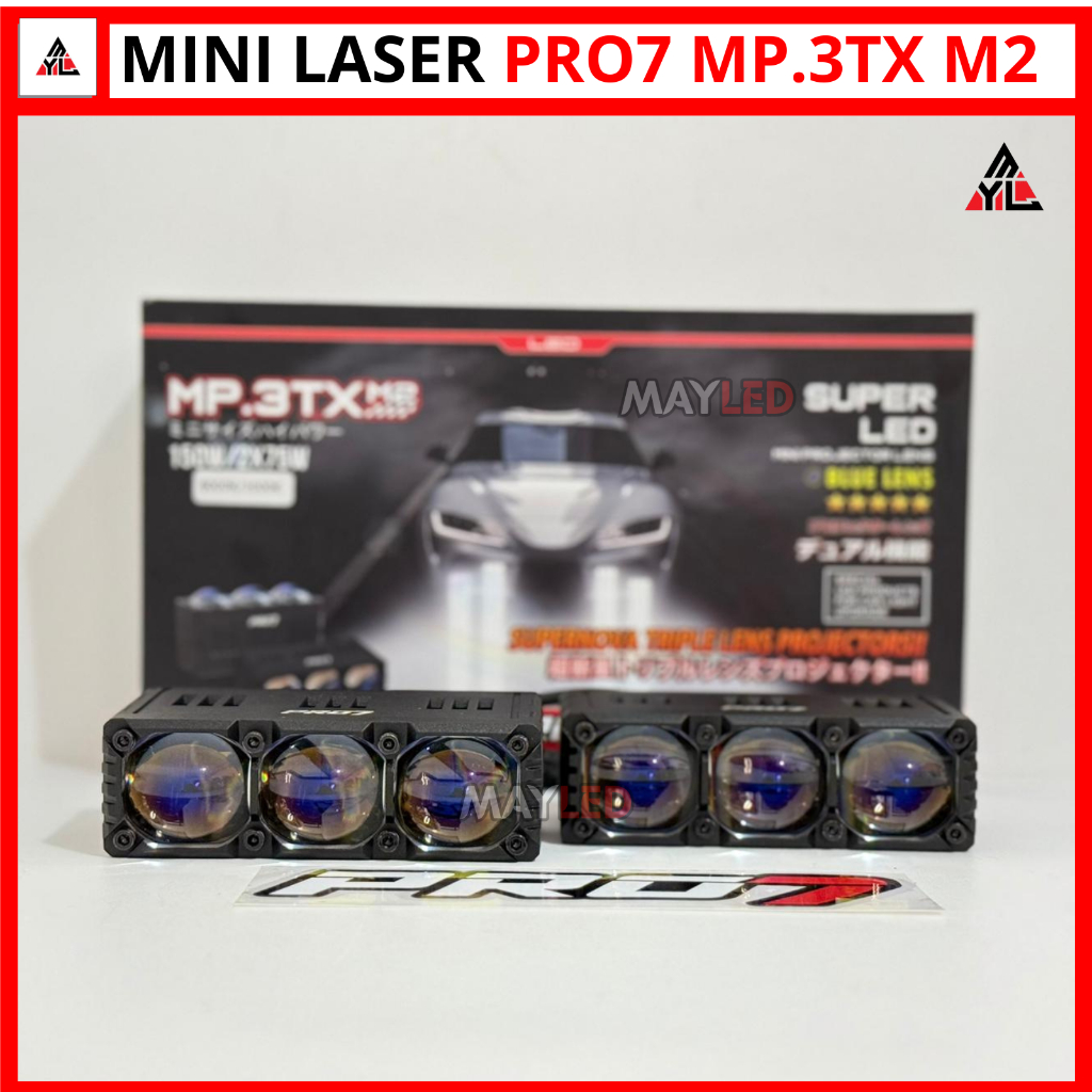 Mini Projector Pro7 New MP3TX M2 Triple Lens BlueLens
