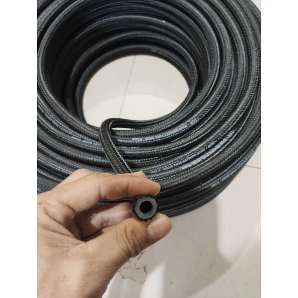 Selang solar rajut luar buat mobil diesel diameter dalam 8mm,kwalitas selang bagus