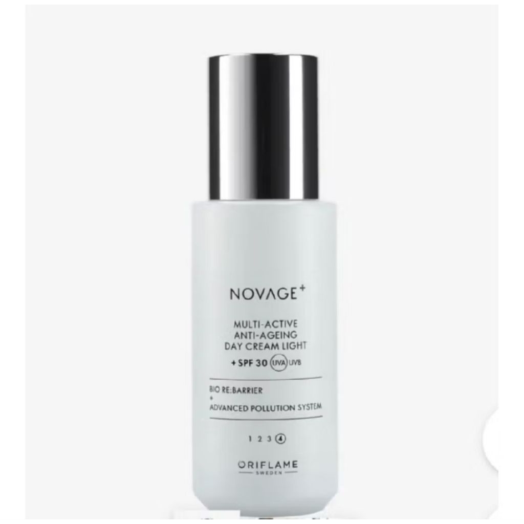 NOVAGE+ Multi Active Anti Ageing Day Cream Light +SPF  30 UVA UVB Krim Siang Novage Oriflame Origina