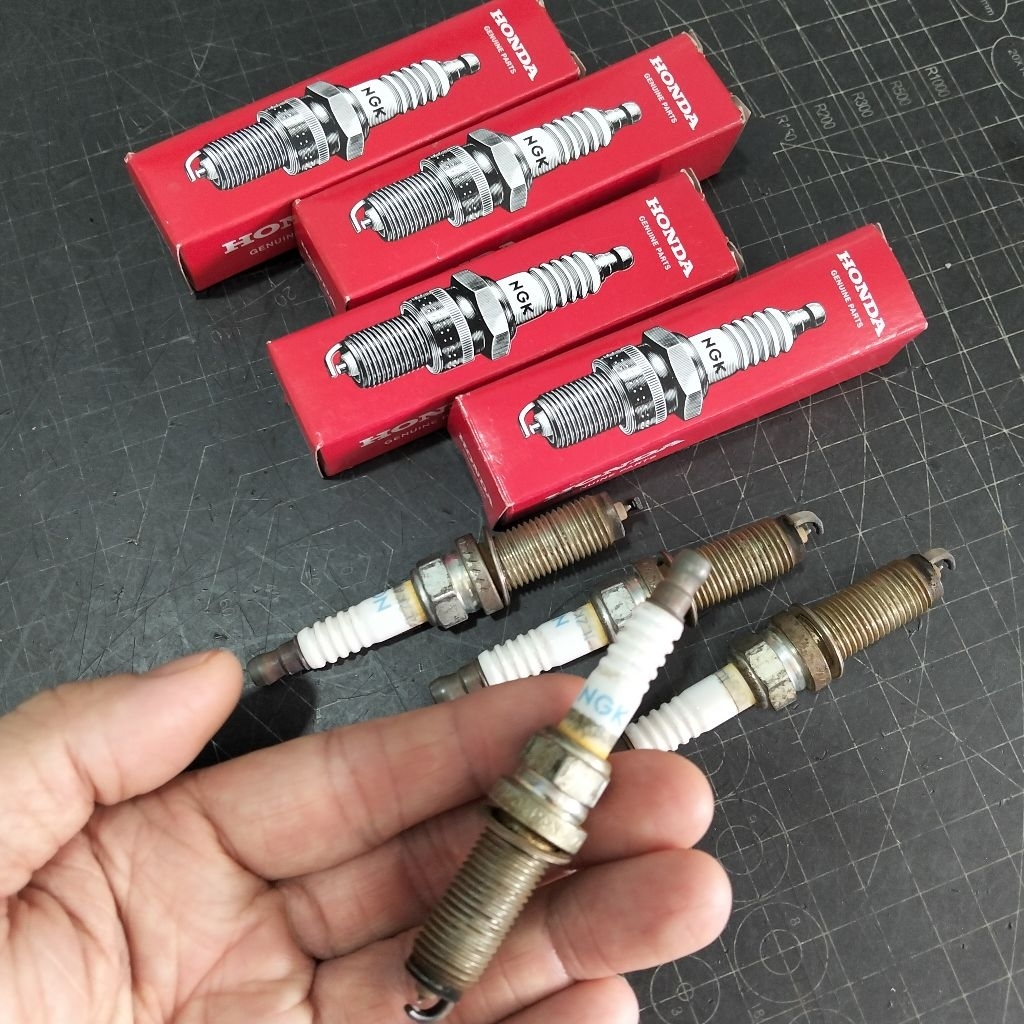 Busi original copotan ori crv turbo 1500cc gen5 NGK 12290-5PA-A01 ILZKAR8J8SY seken second bekas