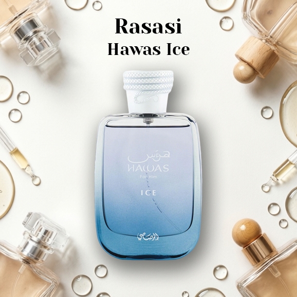 Rasasi Hawas Ice EDP 100ML / Rasasi Its Essential / Hawas Rasasi Ice