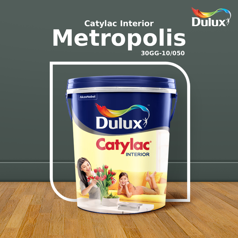 CAT TEMBOK METROPOLIS DULUX CATYLAC INTERIOR - 5 KG CAT METROPOLIS 30GG-10/050 CAT TEMBOK INTERIOR D