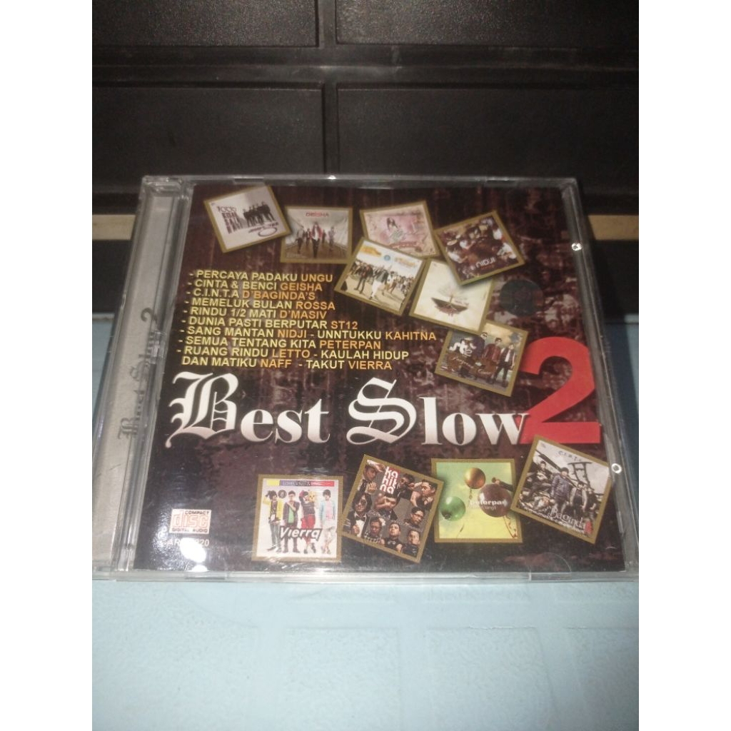 KASET CD BEST SLOW 2 Kompilasi band Indonesia