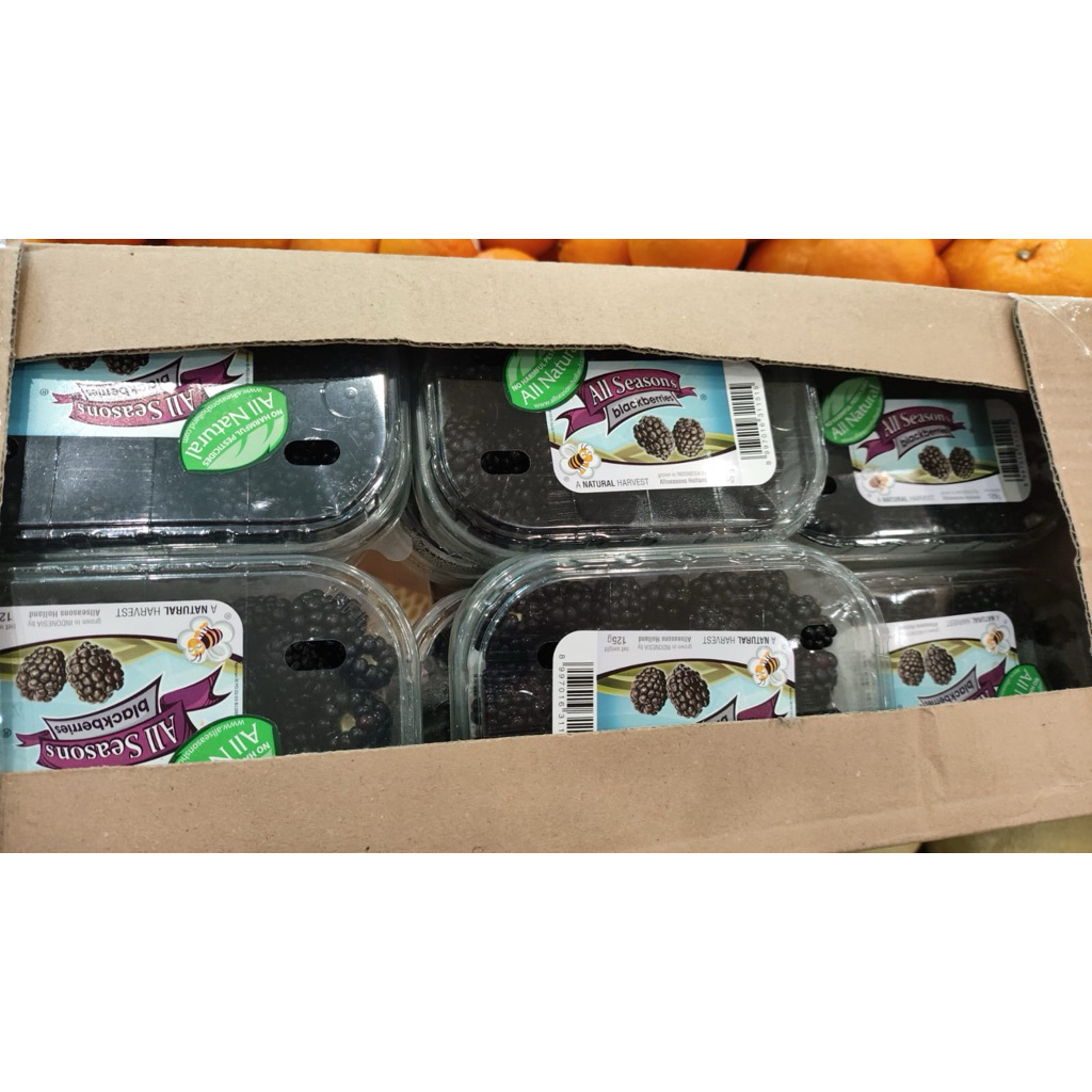 Buah Blackberry All Seasons Fresh 125 Grm