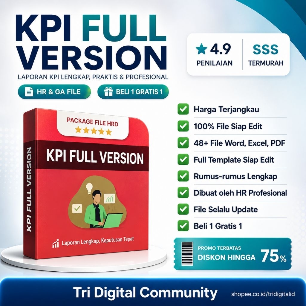 KPI FULL version untuk HRD perusahaan