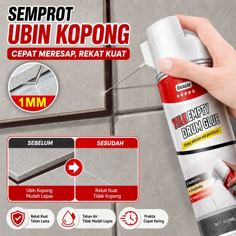 Lem keramik super kuat Perekat keramik Lem keramik pecah Kopong Pecah 650ML