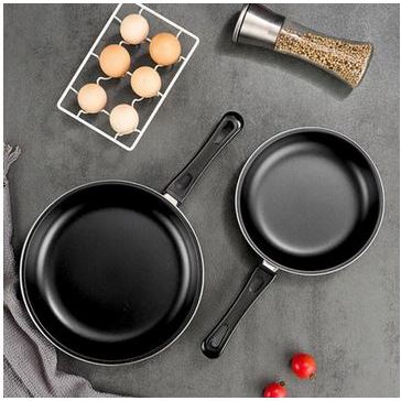 Frypan Hitam Set 2in1 BMW  (18cm dan 25cm) harga untuk 2pcs