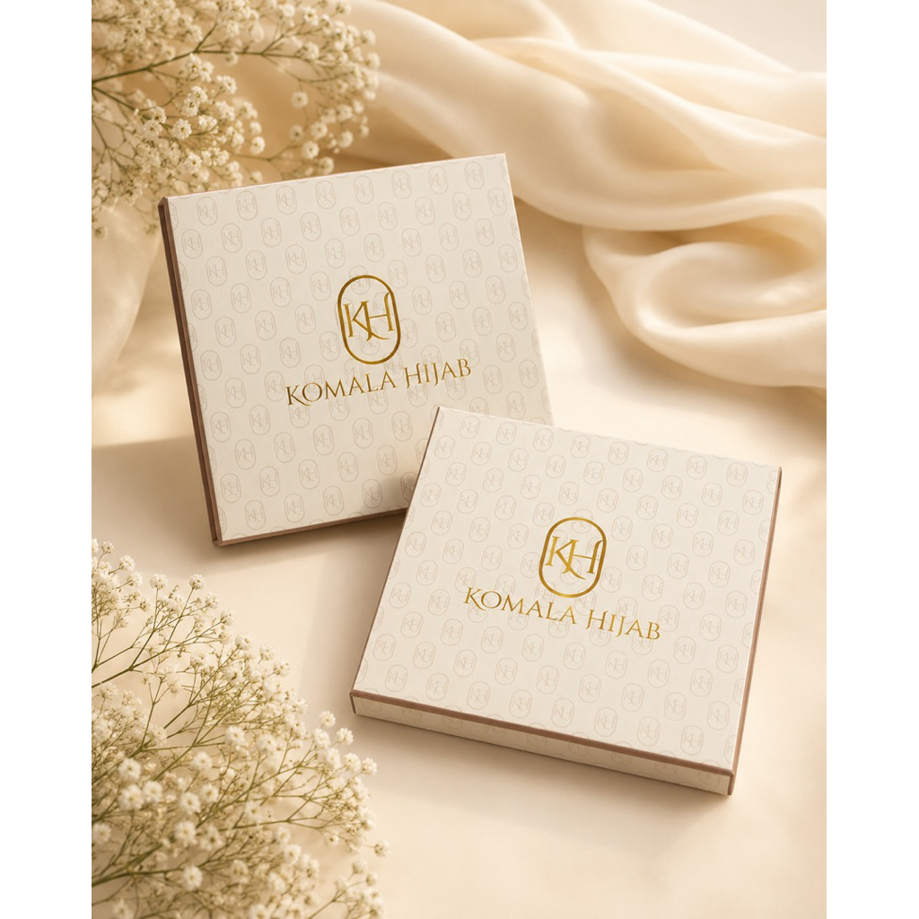 Komala - HARD BOX Premium BOX Hampers tambahan packaging hijab