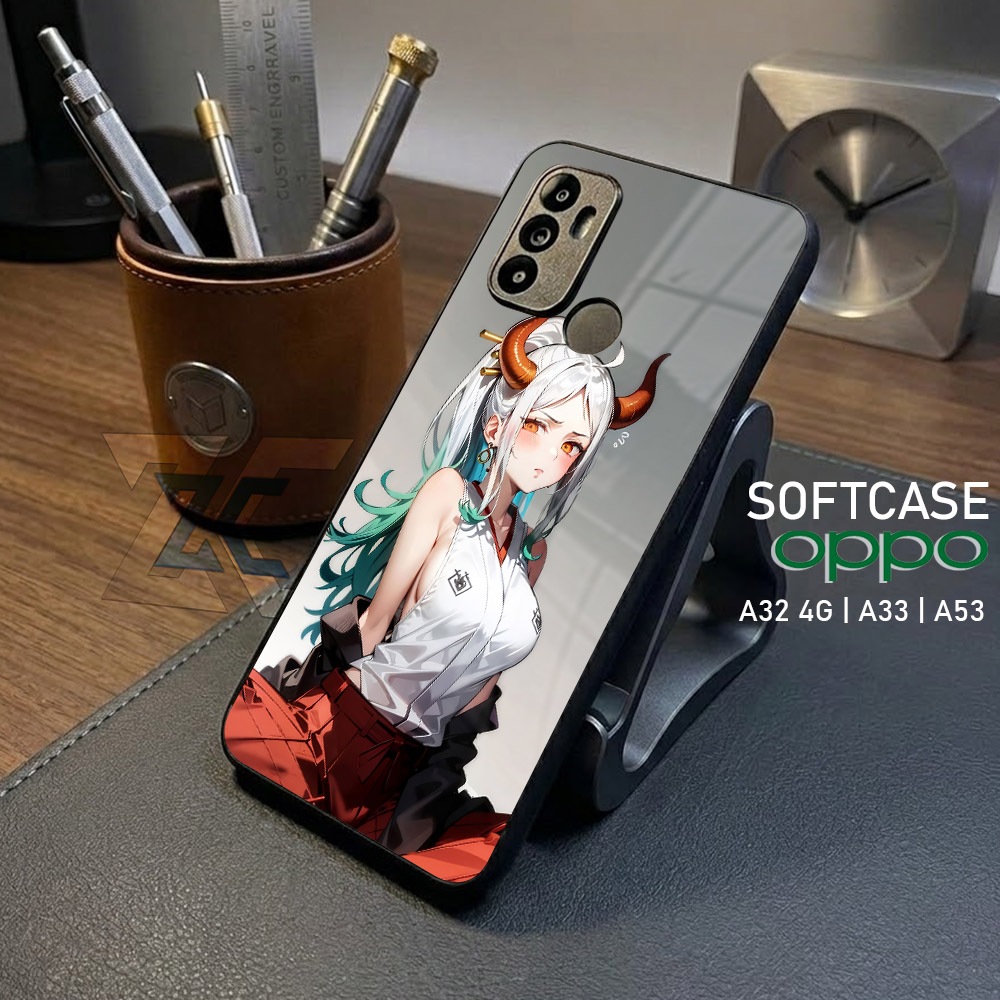 Softcase OPPO A53 | A33 | A32 4G 2020 (GM28) Premium Case handphone | Case lentur Tidak Licin | Peli