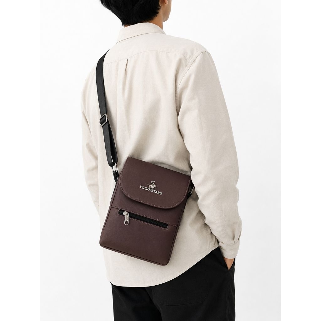 Tas Selempang Pria Polo Star’s – Compact & Stylish