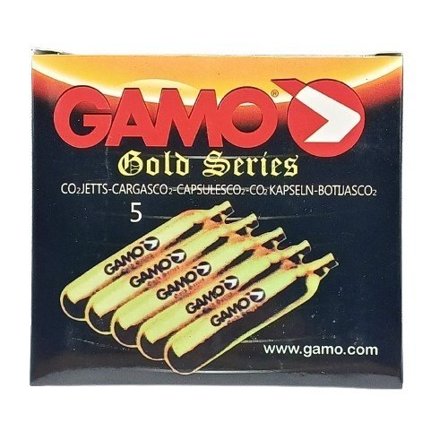 CO2 Gas GAMO Capsules 12gr 5pcs USA Gold Series