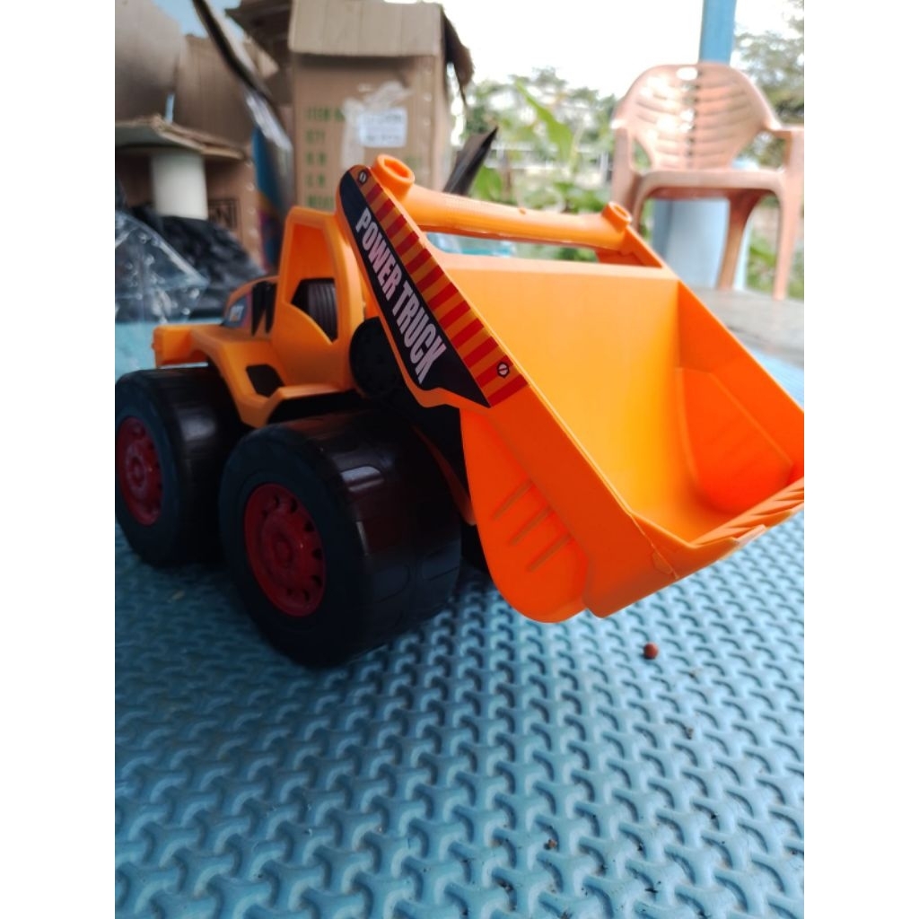mainan bulldozer