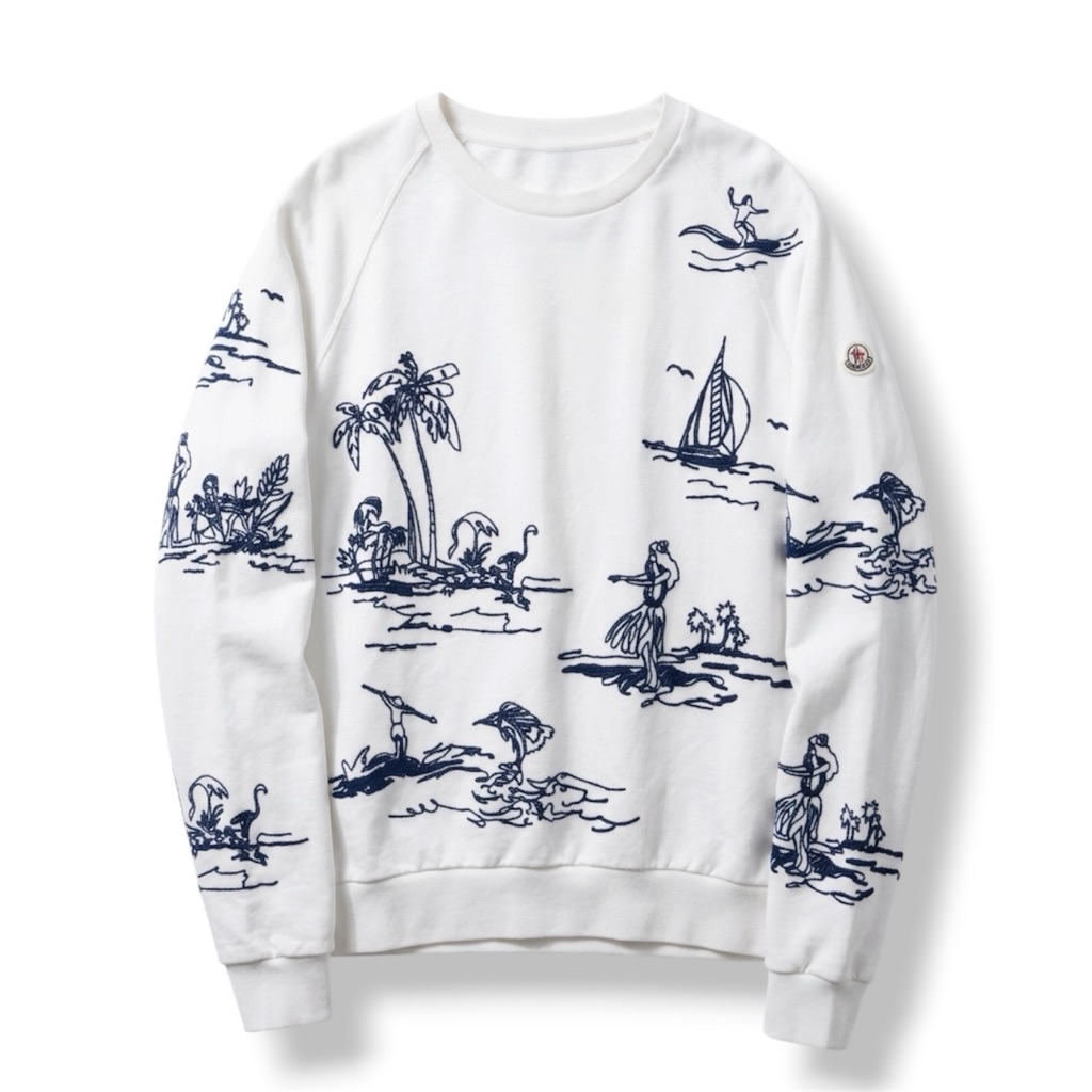 Crewneck moncler aop second