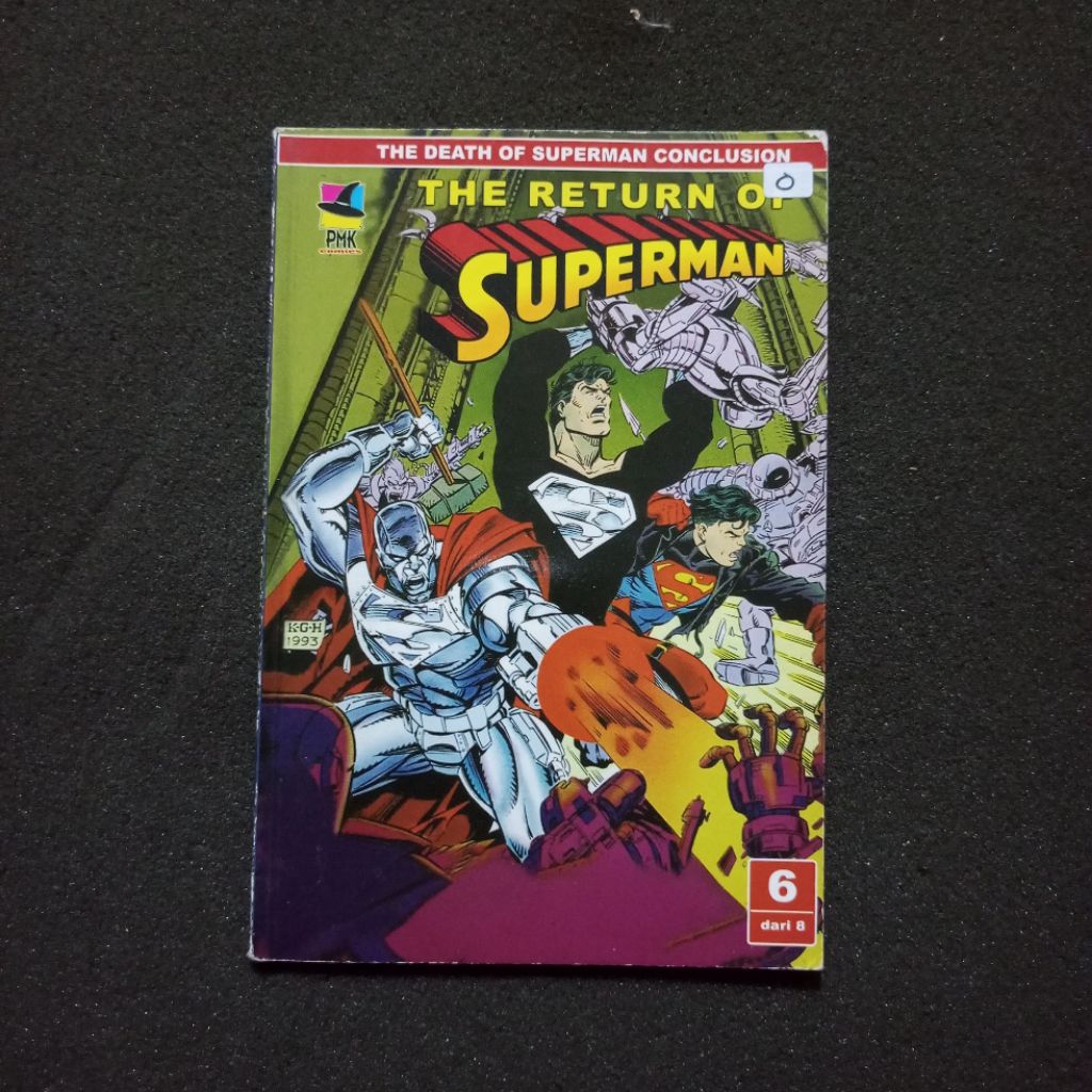 Komik The Return of Superman PMK Comics 1993 / Seri The Death of Superman Conclusion / Koleksi Super