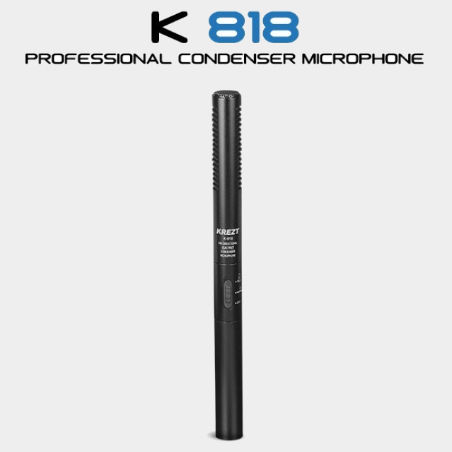 Microphone Condenser Shotgun Krezt K-818