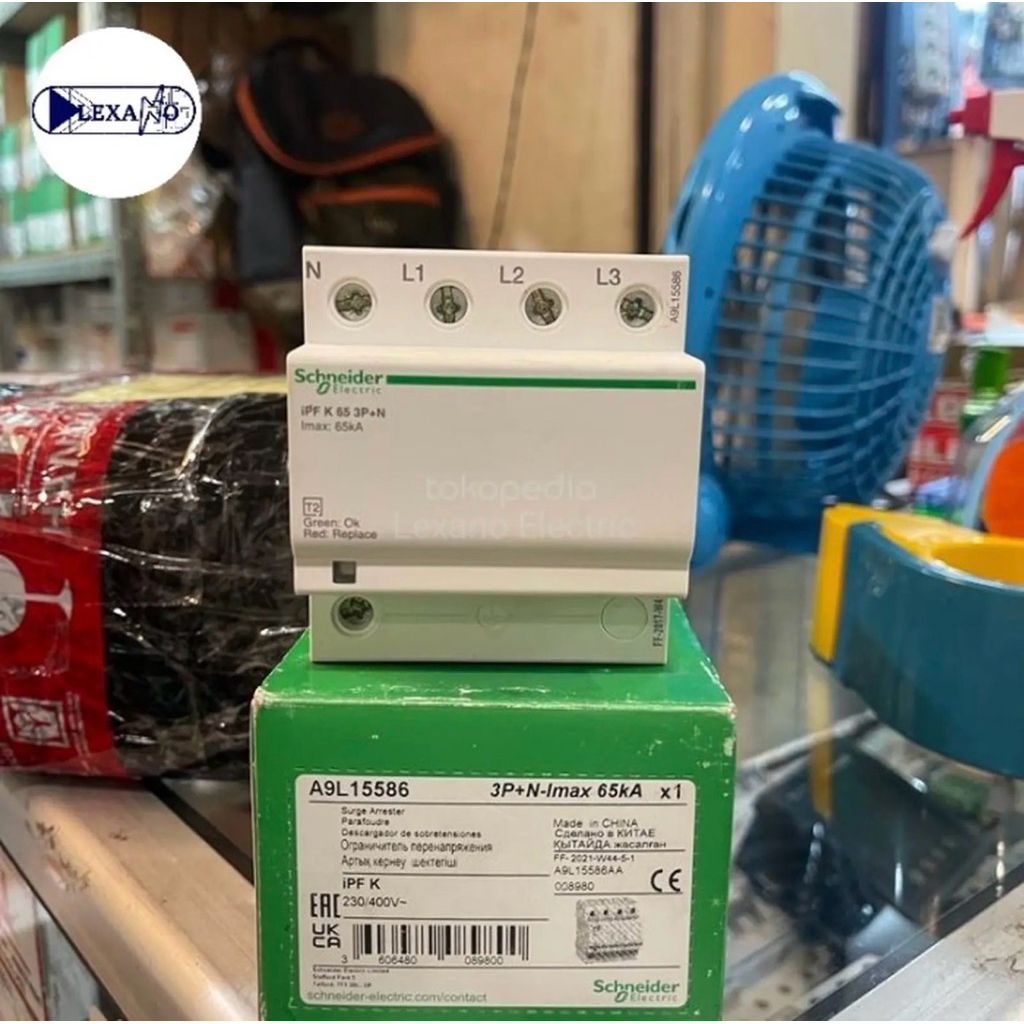 Surge Arrester iPF K 3P+N 65Ka iPF 65 PF65 Schneider A9L15586