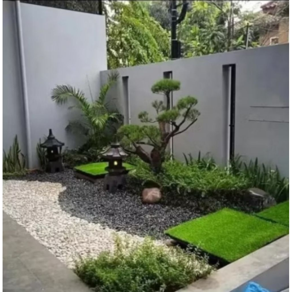 Taman palem/taman bonsai/batu koral/kucai mini