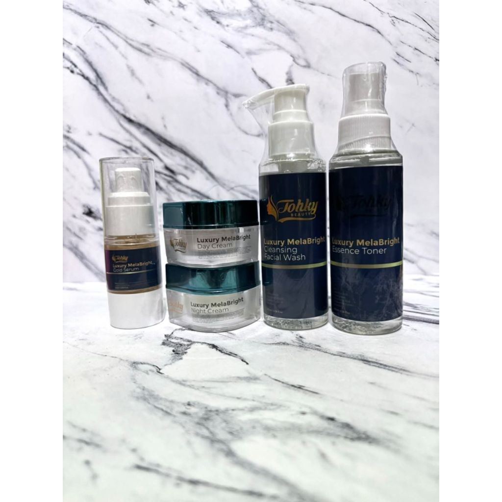 PAKET BUNDLING TOHKY LUXURY MELABRIGHT+SERUM GOLD