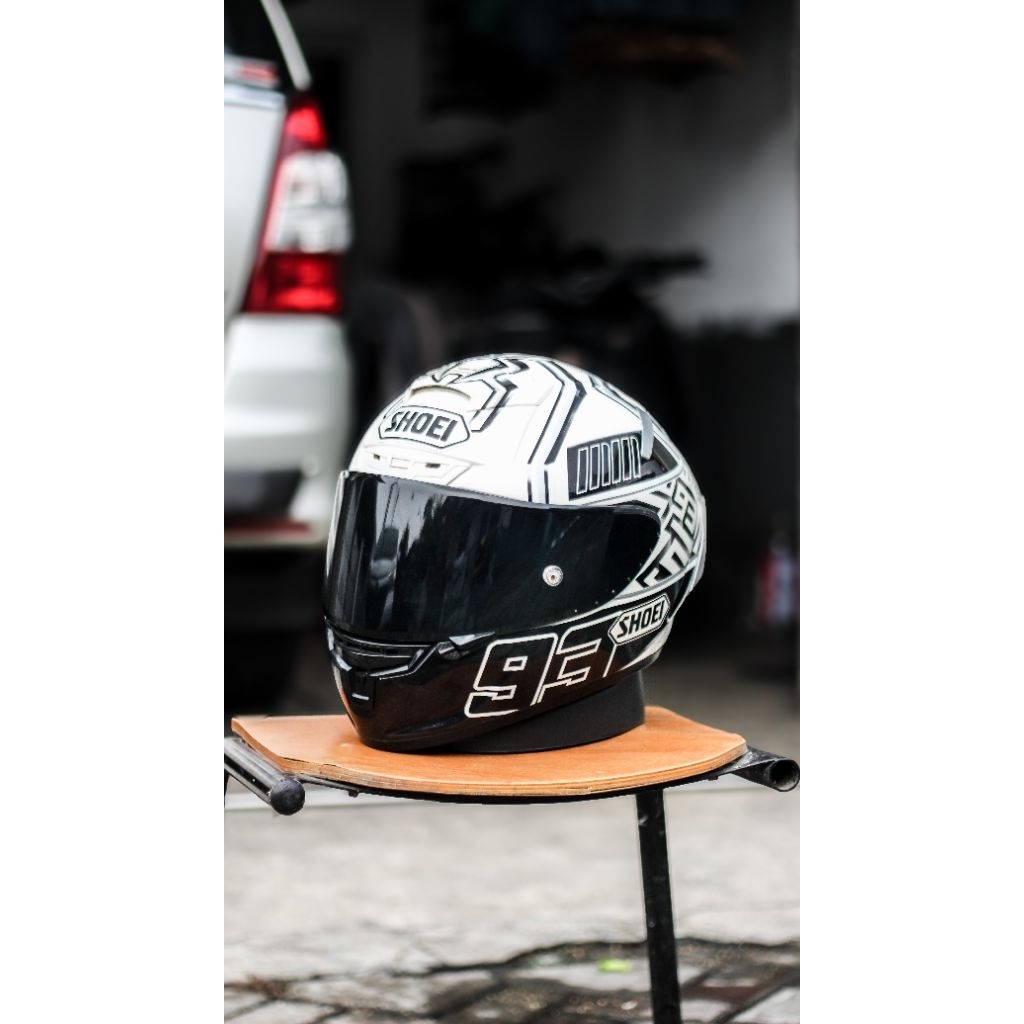 SHOEI X14 WHITE ANT