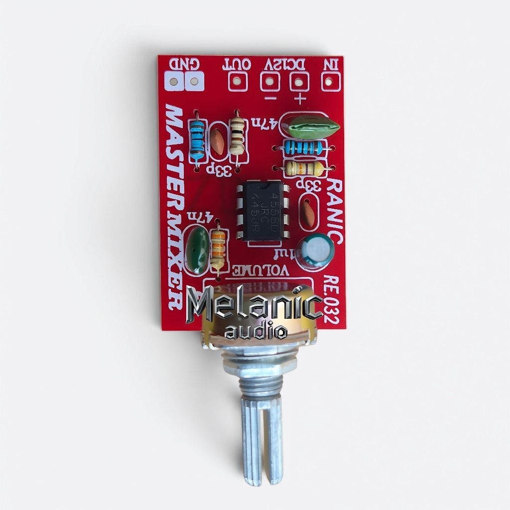 Kit master mixer modul penguat volume mono typ 114