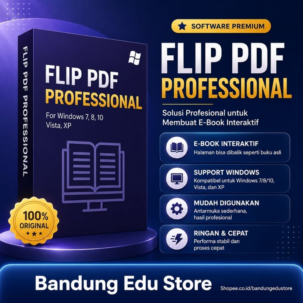 Flip PDF Professional Full Version For Windows Aplikasi Pembuat EBook Dengan Mudah - FlipPDF