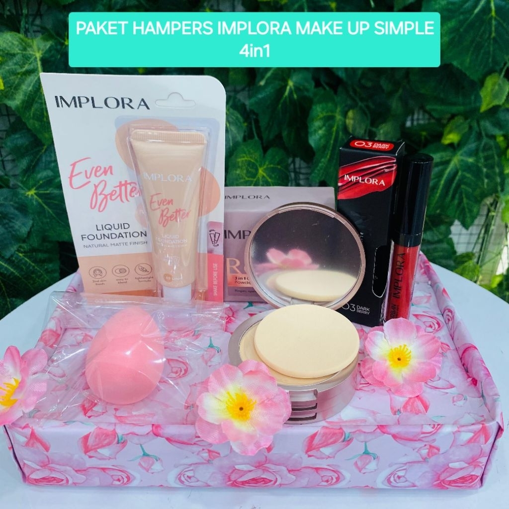 PAKET HAMPERS IMPLORA MAKE UP SIMPLE 4in1