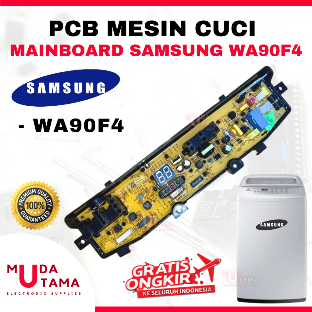 Modul PCB Mesin Cuci SAMSUNG WA90F4 DIAMOND DRUM - Mainboard Mesin Cuci Samsung WA90F4 - Mainboard S