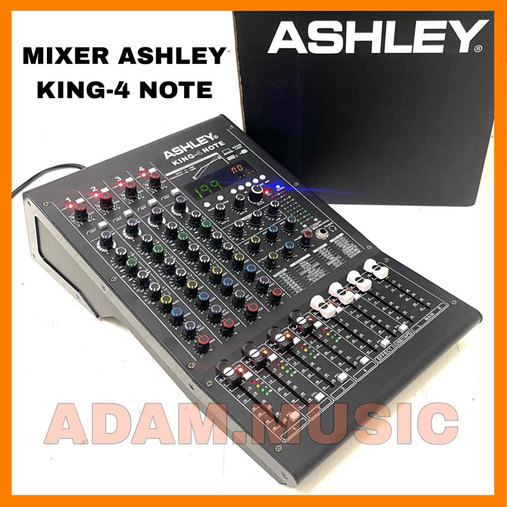 Mixer Audio Ashley KING-4NOTE Profesional Original king4note ( BISA COD )