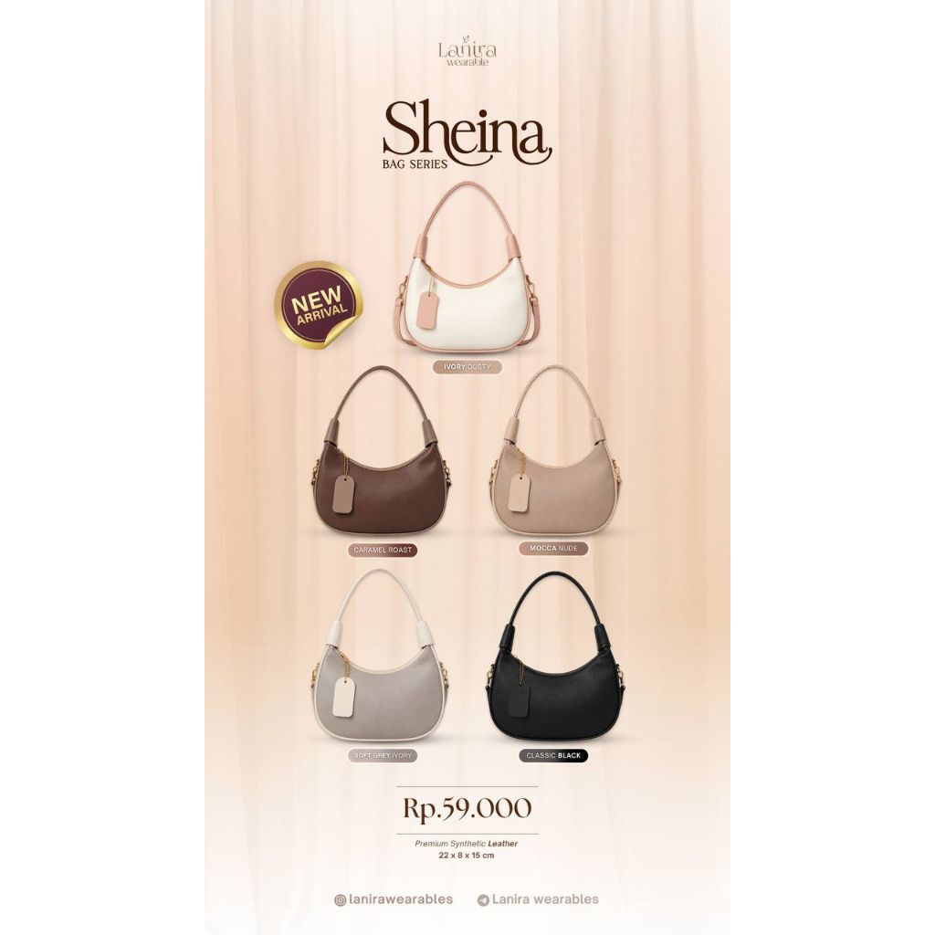 Tas Selempang Wanita | Sheina Bag Series | Lanira| tas Kosmetik| Tas Handpone | Tas Santai| tas hang