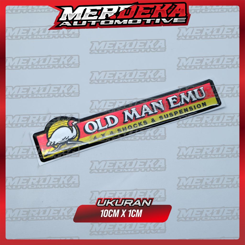 emblem old man emu 4x4 / emblem timbul ome old man emu / stiker 3d old man emu / stiker emblem old m