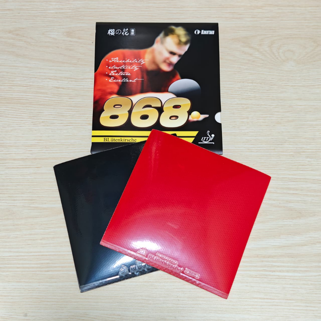 Karet Bet Pingpong Kokutaku 868 Isi 2 - Karet Bet tenis meja Kokutaku 868 isi 2 - karet ping pong ko