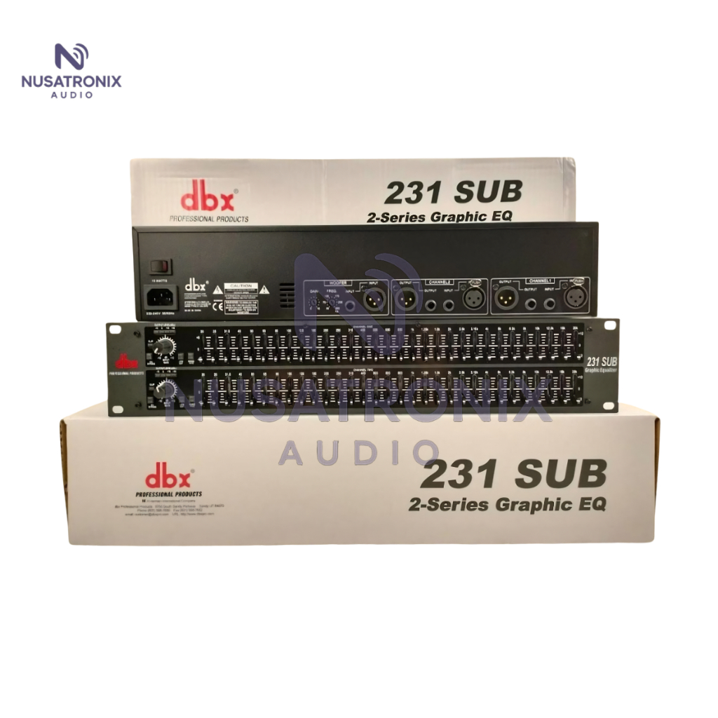 EQUALIZER DBX 231 + SUB ORIGINAL