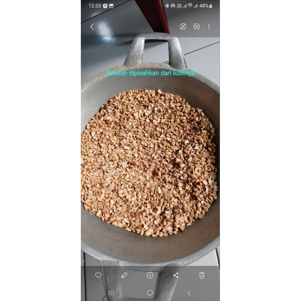 Kacang Tanah sangrai