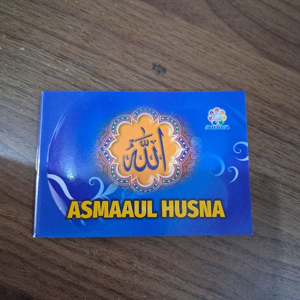 Buku asmaul husna kecil /mini warna biru