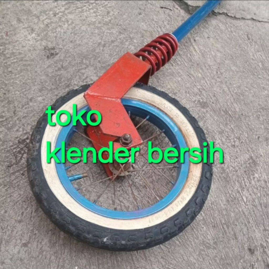 roda gletrek sepeda roda belakang gerobak